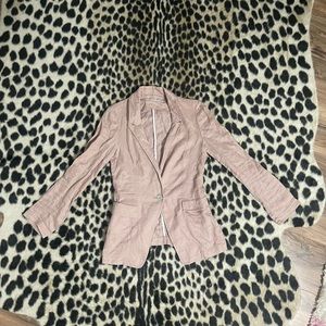 ZARA linen blazer.